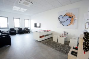 Speziell eingerichtetes Wartezimmer für unsere kleinen Patienten