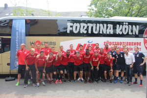 Fortuna Köln im Zahnzentrum Köln - Die Ankunft